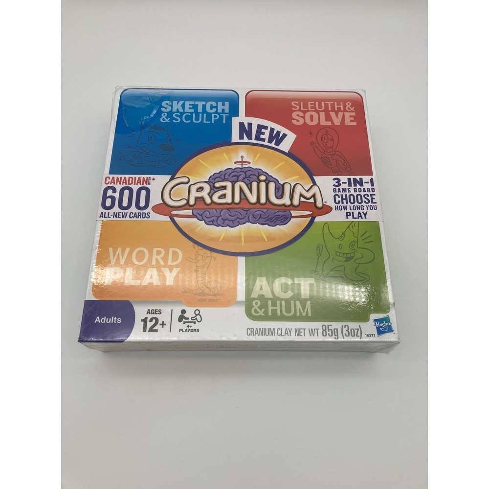 Cranium Board Game Canadian Edition Hasbro - 600 Cards Party Game Sealed